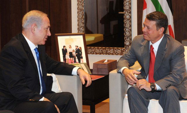 נתניהו ועבדאללה