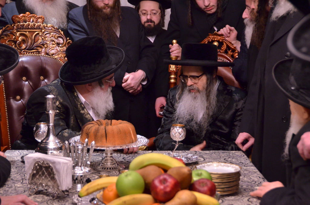 גלריה: פגישת האדמו"ר מויז'ניץ והאדמו"ר מסאטמר