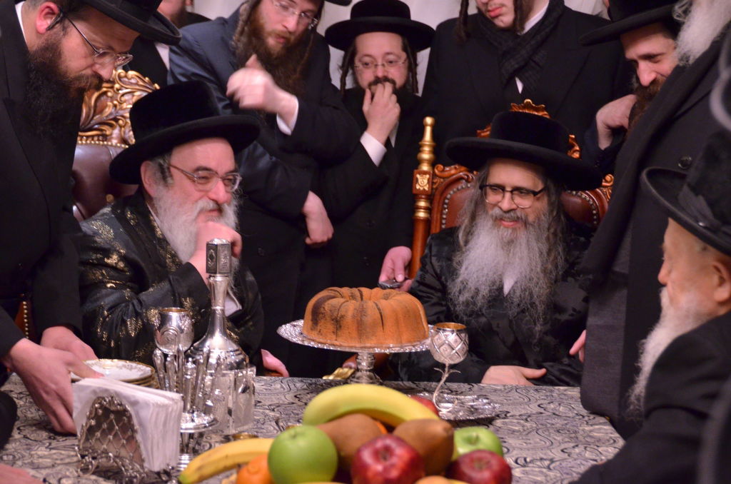 גלריה: פגישת האדמו"ר מויז'ניץ והאדמו"ר מסאטמר