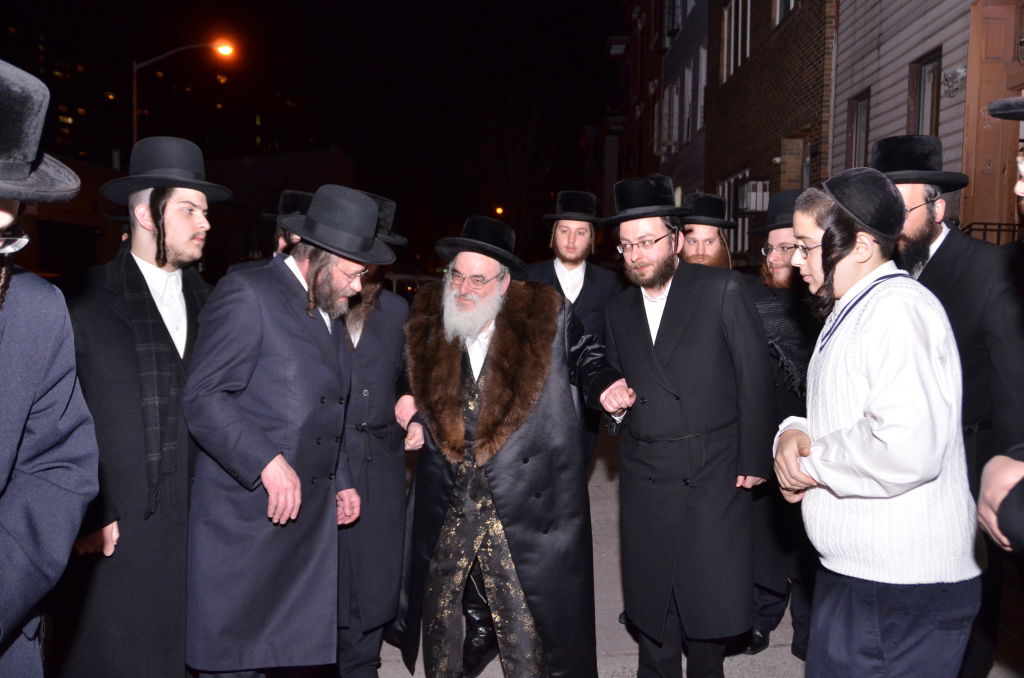 גלריה: פגישת האדמו"ר מויז'ניץ והאדמו"ר מסאטמר