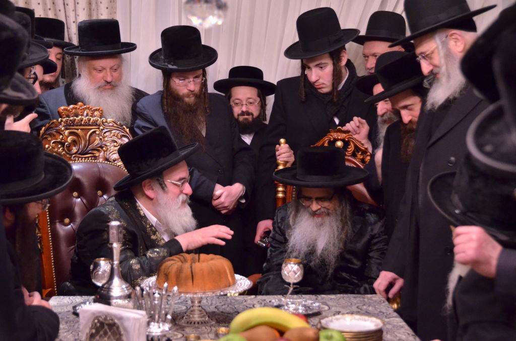 גלריה: פגישת האדמו"ר מויז'ניץ והאדמו"ר מסאטמר