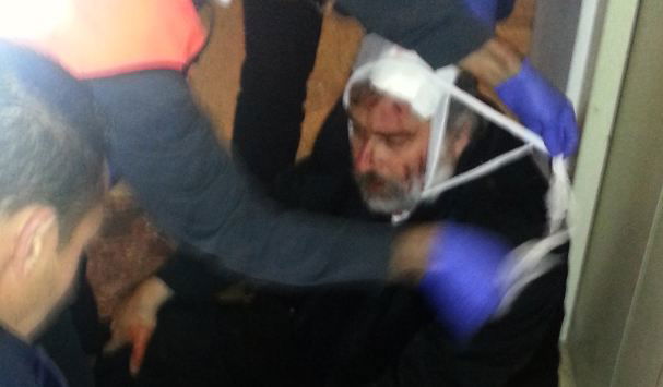 גרוסמן לאחר התקיפה