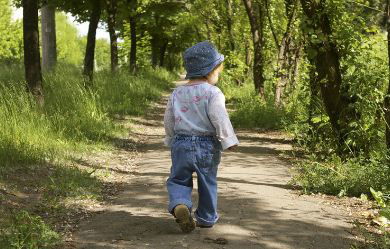 פעוטה נמצאה מטיילת במטעי הגליל