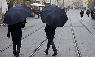 חורף בישראל, אתמול