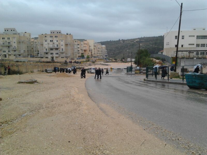 צפו: מודיעין עילית מוצפת