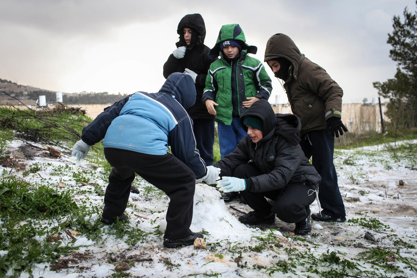 בובת שלג בבניה