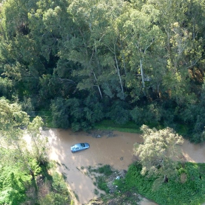 כשחדרה הפכה לונציה • תיעוד מהאוויר