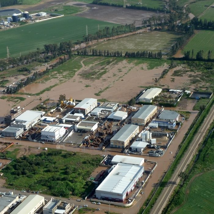 כשחדרה הפכה לונציה • תיעוד מהאוויר