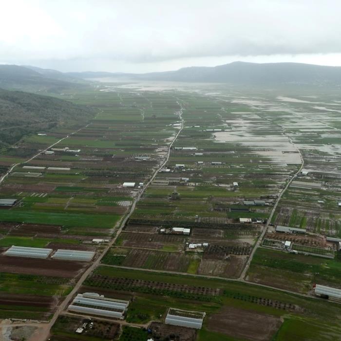 כשחדרה הפכה לונציה • תיעוד מהאוויר