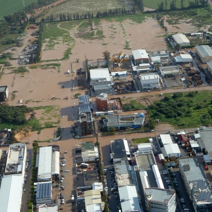 כשחדרה הפכה לונציה • תיעוד מהאוויר