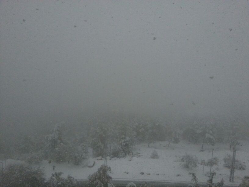 20 ס"מ שלג בירושלים; כביש 443 נפתח לתנועה