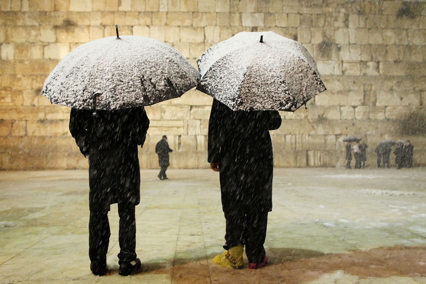 בירה בלבן • העיר ירושלים המושלגת בתיעוד מרהיב