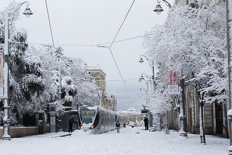 יממה לבנה בירושלים: 120 תמונות מהבירה המושלגת