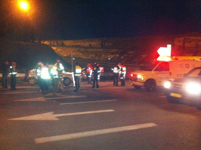 זירת התאונה