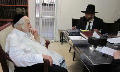 ישעיהו ווין אצל הגר"ש אויערבך
