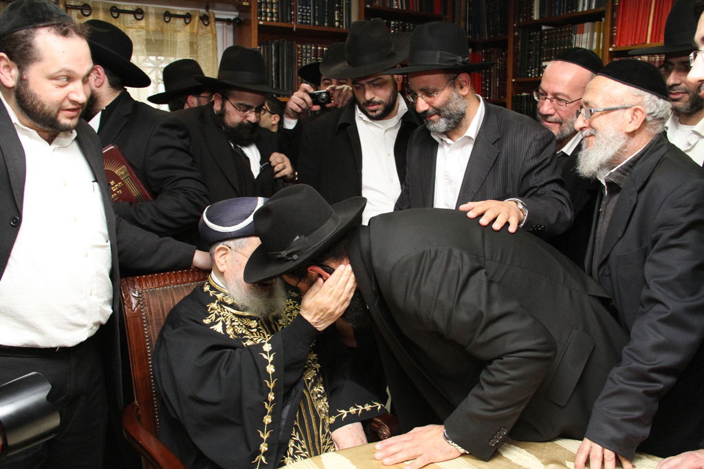 רבני גילה במעונו של מרן הגר"ע יוסף