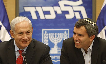 זאב אלקין עם רה"מ בנימין נתניהו