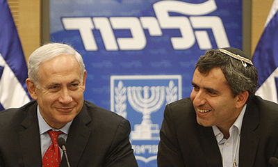 זאב אלקין עם רה"מ בנימין נתניהו