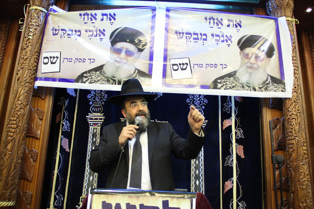 תיעוד: אלפים בכנס התלכדות סביב הנהגת הרב עובדיה