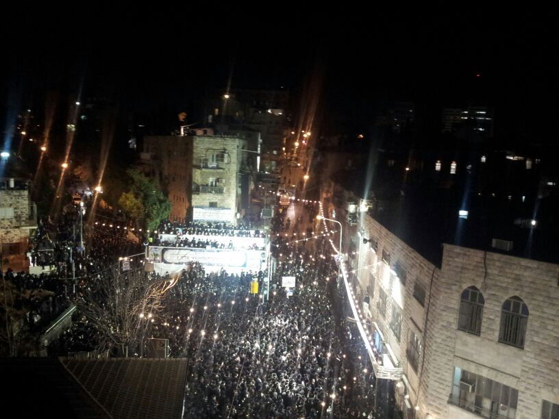 האדמו"ר מסאטמר התקבל בירושלים