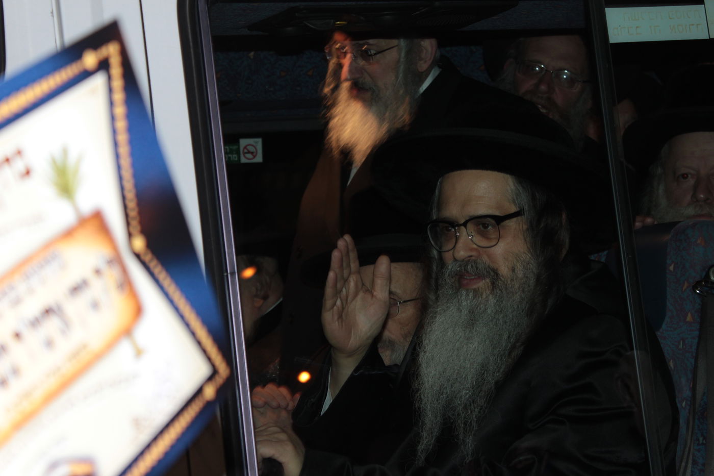 רבבות חסידים קיבלו את האדמו"ר מסאטמר בי-ם