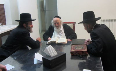 גפני ומקלב נפגשו עם הגר"ש אוירבך