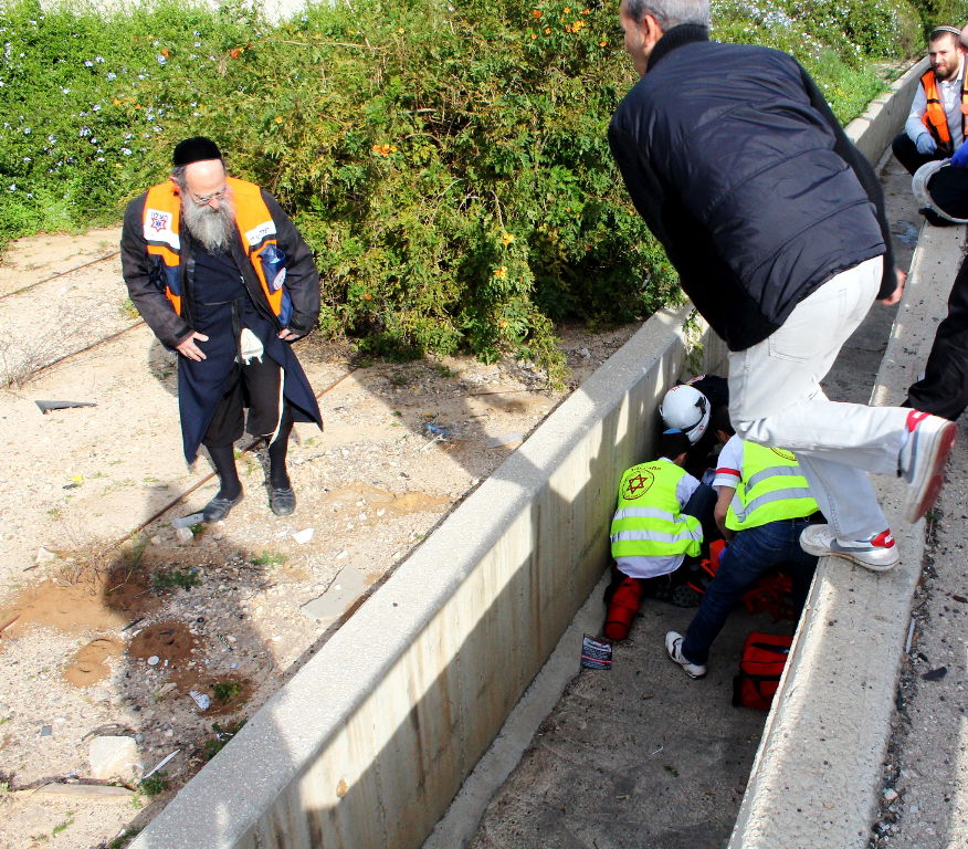 רוכב אופנוע חרדי נפצע באורח קשה