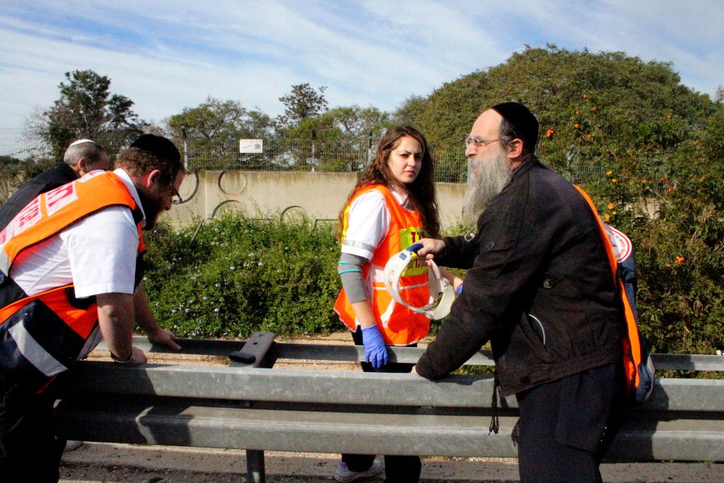 רוכב אופנוע חרדי נפצע באורח קשה