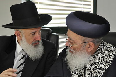 הרבנים הראשיים לישראל (צילום: פלאש 90)