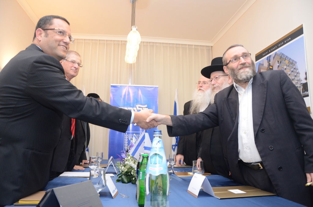 צוות המו"מ של יהדות התורה נפגש עם נציגי הליכוד