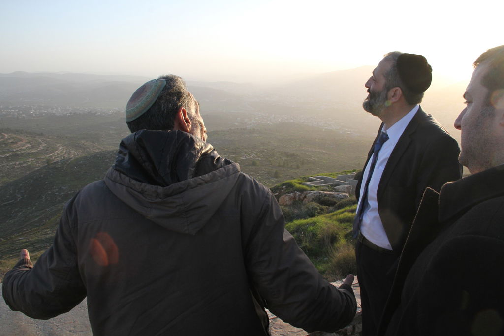 צפו: דרעי סייר בשומרון