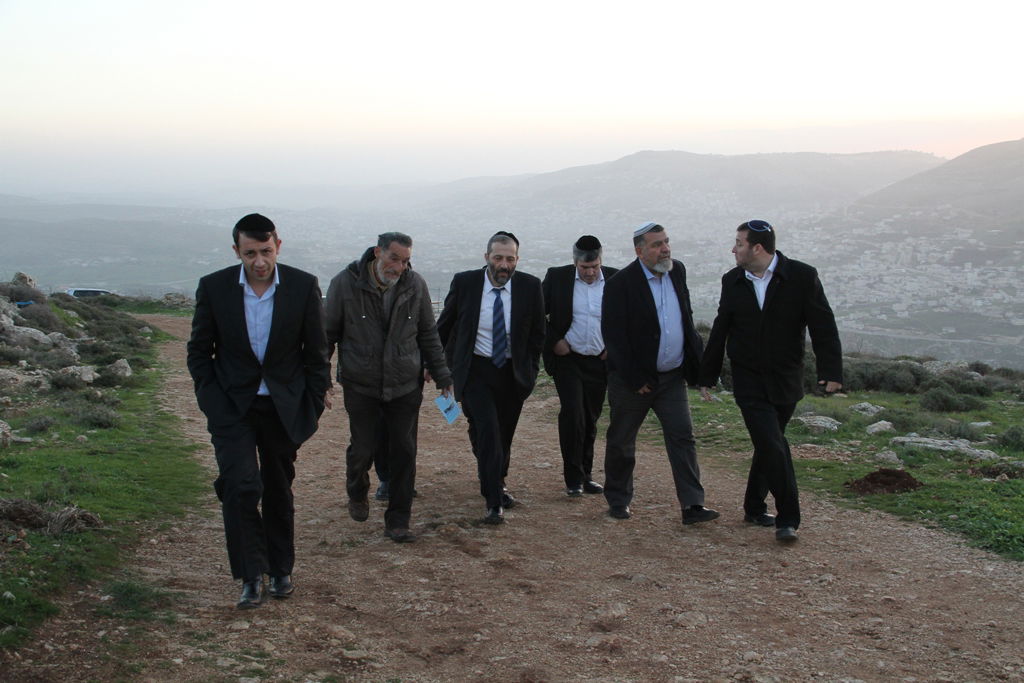 צפו: דרעי סייר בשומרון