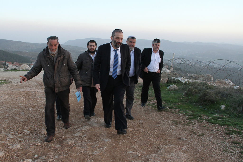 צפו: דרעי סייר בשומרון