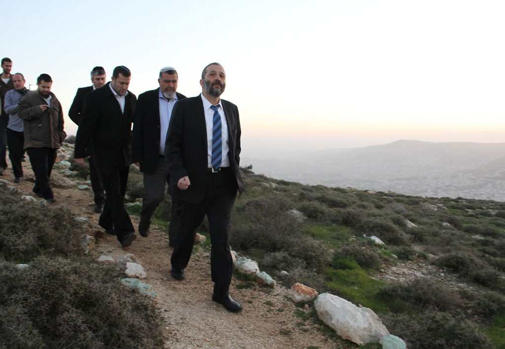 צפו: דרעי סייר בשומרון