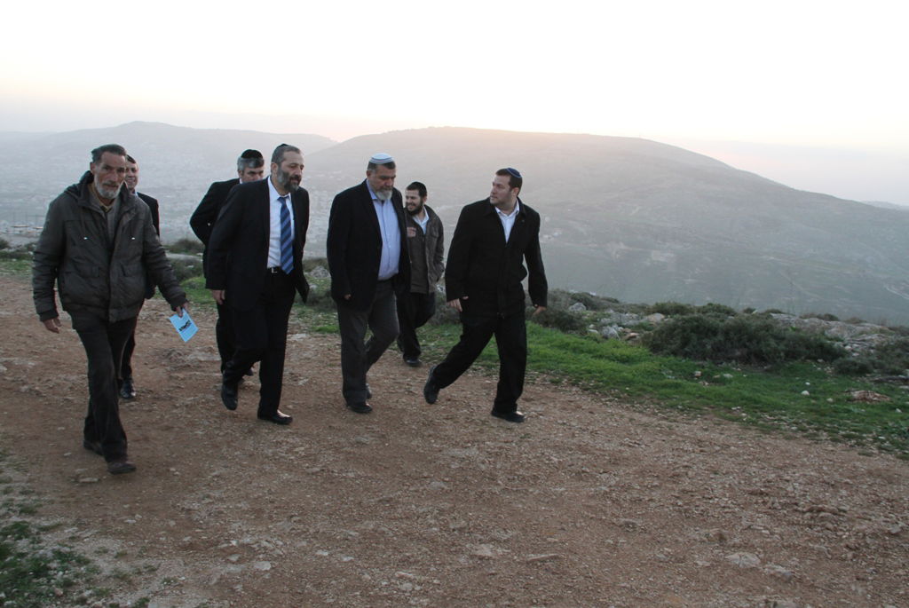 צפו: דרעי סייר בשומרון