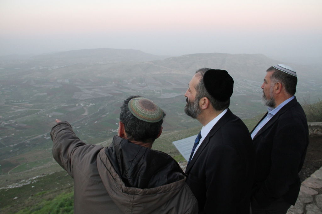 צפו: דרעי סייר בשומרון