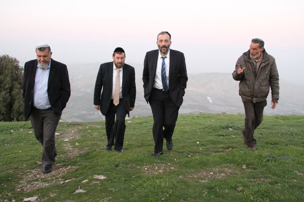 צפו: דרעי סייר בשומרון