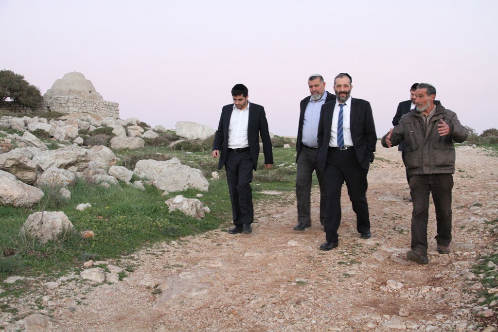 צפו: דרעי סייר בשומרון