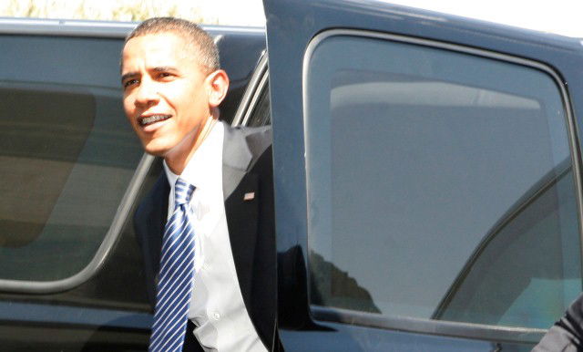 אובמה בישראל, כסנטור