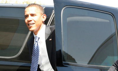 אובמה בישראל, כסנטור