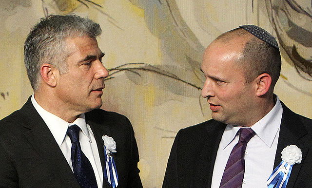 לא לחינם. בנט ולפיד