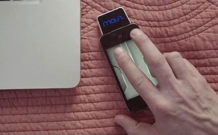 אביזר ה-Mauz, כשהאייפון הופך לעכבר