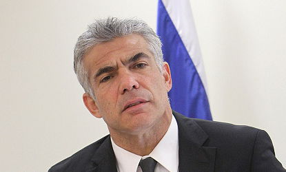 איום. יאיר לפיד