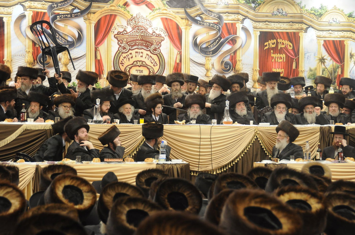 שמחת בית בעלזא • תיעוד ראשון