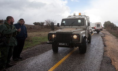 פגז מטנק סורי נחת ברמת הגולן