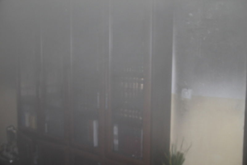 צפו: הבית נשרף, תמונת הרב לא נפגעה