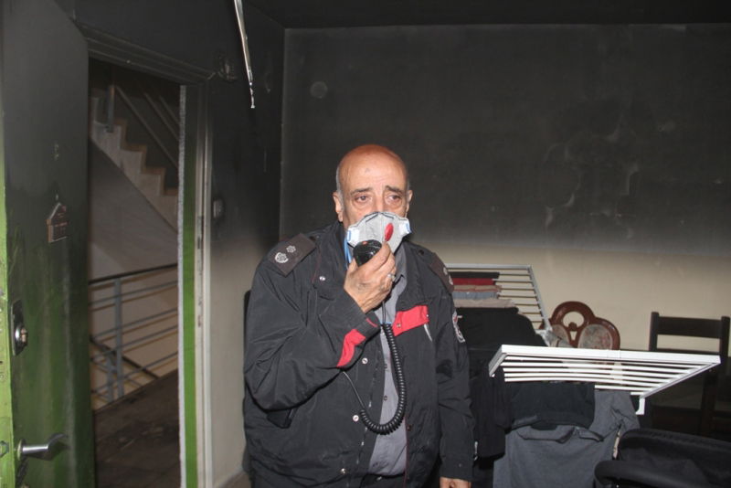 צפו: הבית נשרף, תמונת הרב לא נפגעה