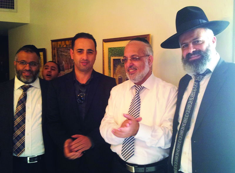 ידידיה ידעי, השר נהרי, רונן פרץ ונתי נחום, בשמחת פורים