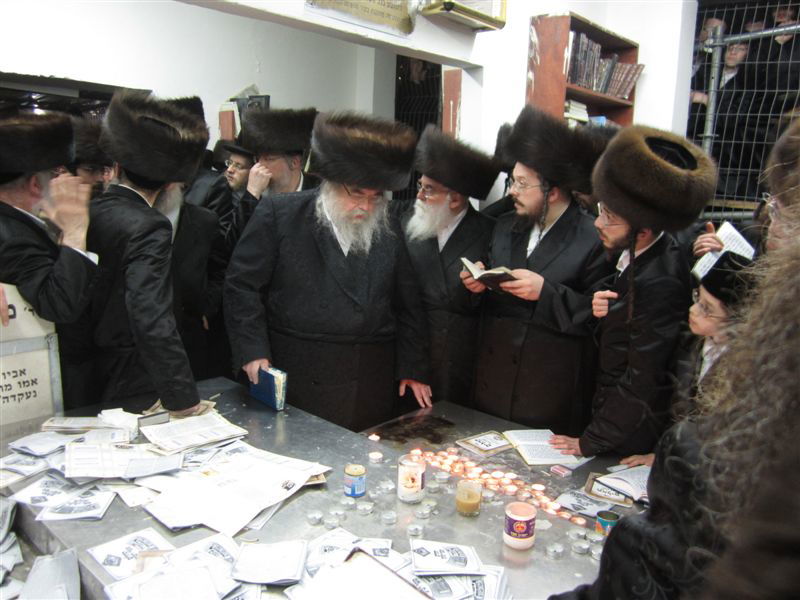 תיעוד: האדמו"ר מבעלזא בציון חמיו האדמו"ר מויז'ניץ