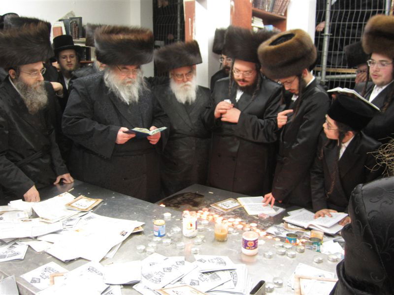 תיעוד: האדמו"ר מבעלזא בציון חמיו האדמו"ר מויז'ניץ